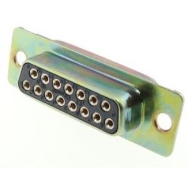 DSUB 15F PCB RA P G50 ZINC, Itt Cannon, Mfr#: DAMMP15SJ